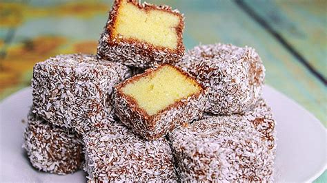 Eggless Lamington Australian Dessert Recipe Lamington Recipe