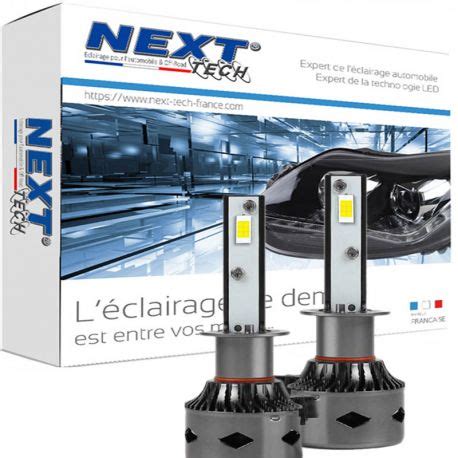 H1 LED haute puissance ventilé minitaure 75W Next Tech