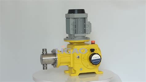 Stainless Steel Reciprocating Piston Plunger Metering Pump JSR View