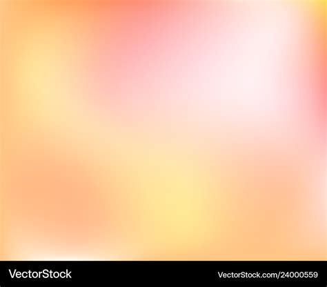 Abstract light yellow orange blured gradient Vector Image