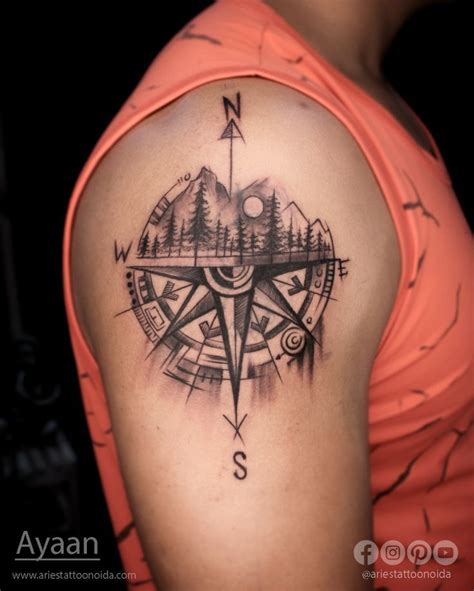 Compass Tattoo Compass Tattoo Idea Custom Tattoo Ideas Tattoo