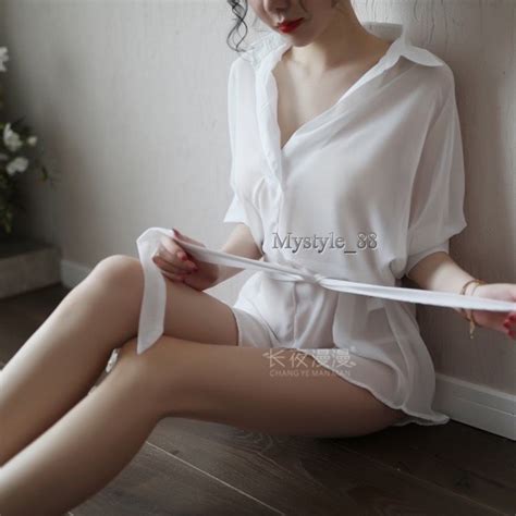 Jual LINGERIE SEXY MODEL KEMEJA TRANSPRAN LINGERIE COSPLAY 1295 Shopee Indonesia