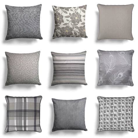 Silver Grey Sofa Cushions | Baci Living Room