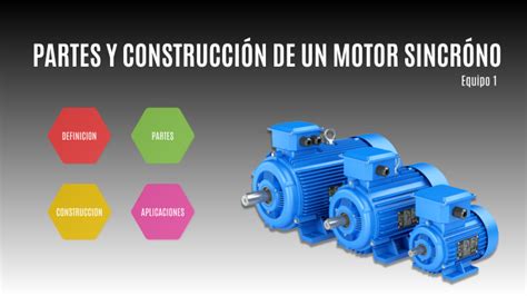 EQUIPO 1 PARTES Y CONSTRUCCION DE UN MOTOR SINCRONO By JENNIFER BARRON