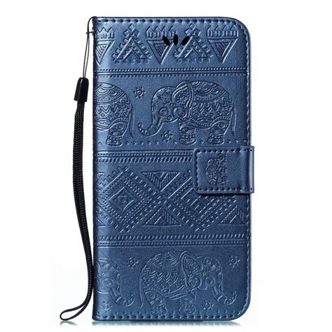 Buy Fitted Case Official Elephant Embossed Leather Wallet Phone Case