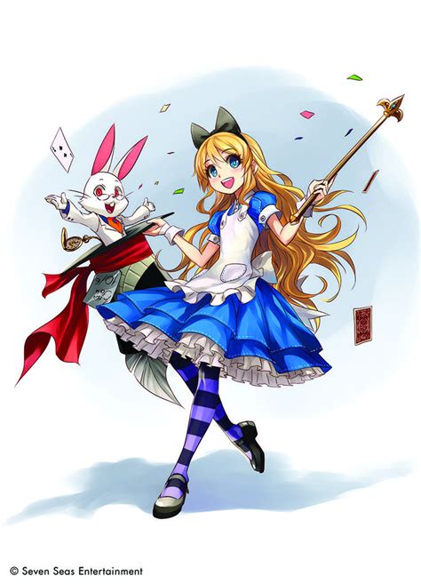 Alice And White Rabbit Alice In Wonderland Drawn By Gunshiprevolution