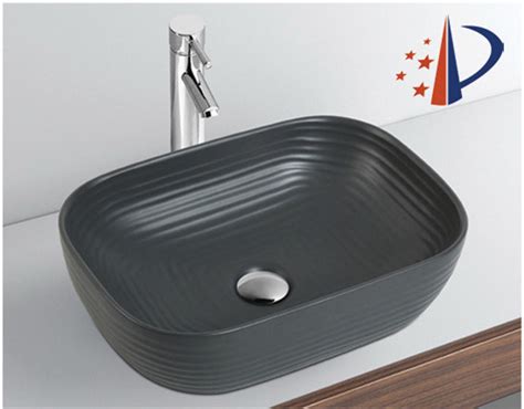 Sanitaryware Matte Grey Chaozhou Factory New Design Art Basin China