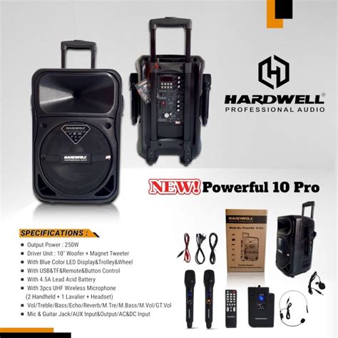 Jual Speaker Portable Meeting Hardwell Powerfull 10 Pro ORIGINAL