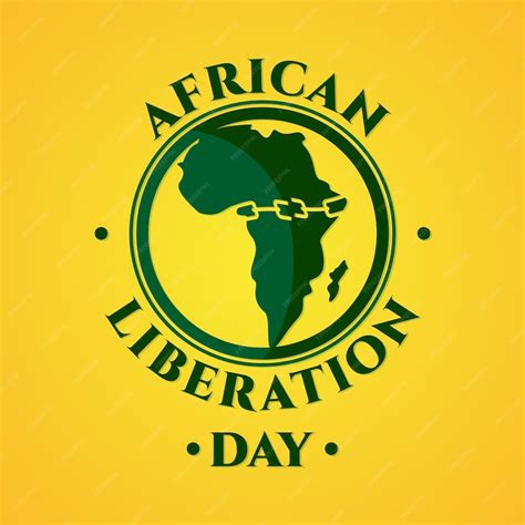 Premium Vector | An illustration of African Liberation Day emblem design