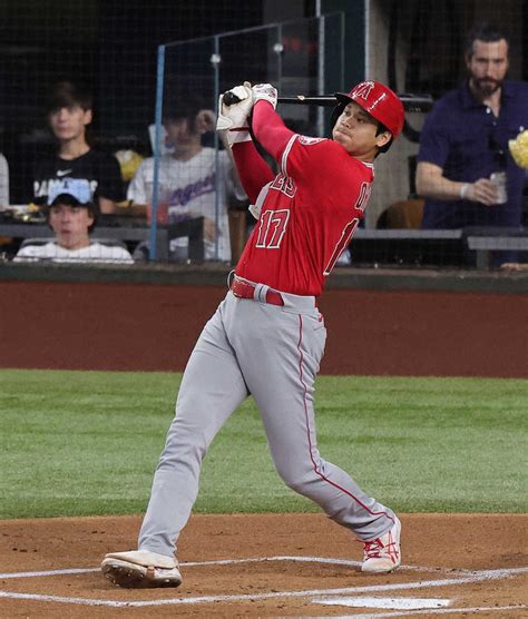 大谷翔平 弾丸188キロ！初回中堅フェンス直撃打 ゲレロ、スタントンに並ぶ116マイル超複数回記録― スポニチ Sponichi Annex 野球