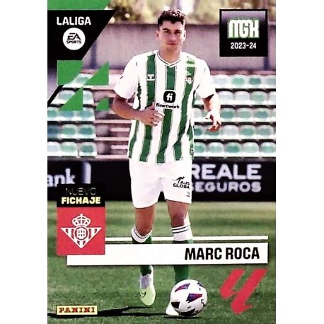 Buy Cards Marc Roca Nuevo Fichaje Betis Panini Megacracks 2023 24