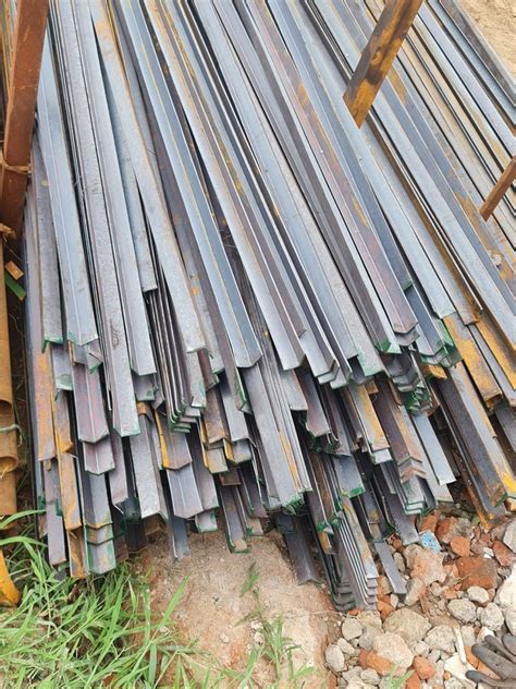 Thickness 5 Mm L Shaped Mild Steel Angle For Construction At Rs 53 Kg