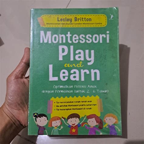 Buku Montessori Play And Learn On Carousell