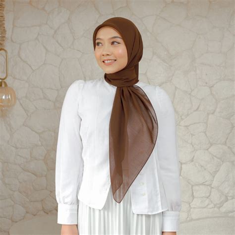 Jual Zoya Scarf Kerudung Hijab Segiempat Kamaniya Scarf Shopee Indonesia