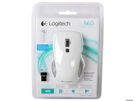 Mouse Logitech M560 Wireless Unifying White Eventus Sistemi