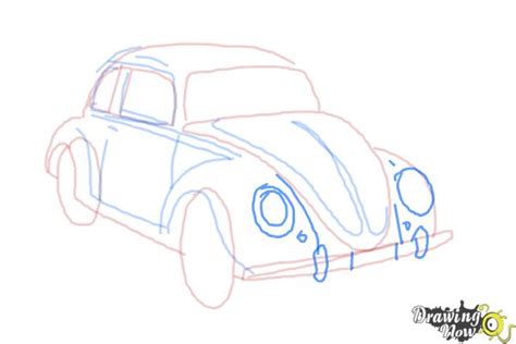 How To Draw A Volkswagen Beetle Drawingnow