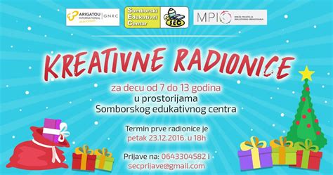 Kreativne Radionice Za Decu Somborski Edukativni Centar