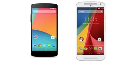 Motorola Moto G Vs LG Nexus 5 Price Specs And Features Compared