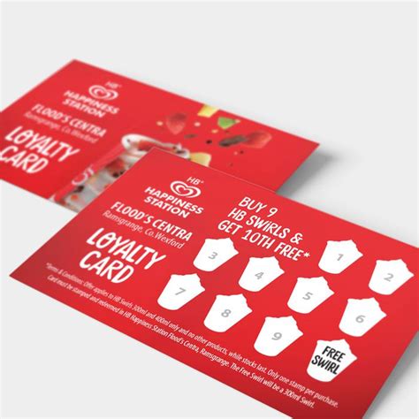 Standard Custom Loyalty Cards Events Promotions Printex