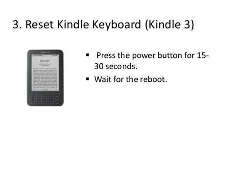 How to reset kindle and kindle fire