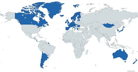 Countries With More Freedom Than The Usa Maps