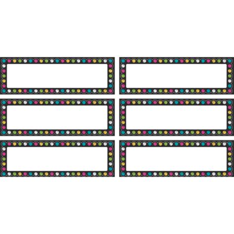 Chalkboard Brights Labels Magnetic Accents Tcr Teacher Created