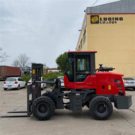 China 4 Wheel Telehandler Off Road All Rough Terrain Rough Terrain Forklifts China Diesel 4x4