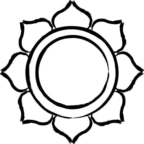 Buddhism Lotus hand drawn vector illustration 35500954 Vector Art at ...