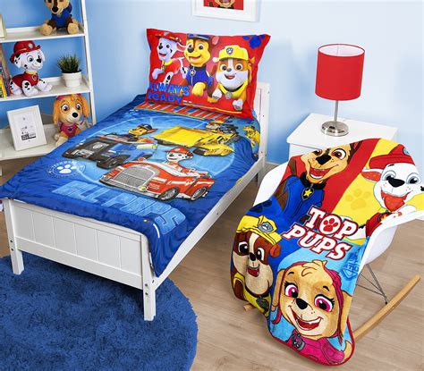 PAW Patrol 5-Piece Toddler Bedding and Plush Blanket Set - Walmart.com