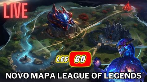 Live Novo Mapa Do League Of Legends Aprendendo A Jogar