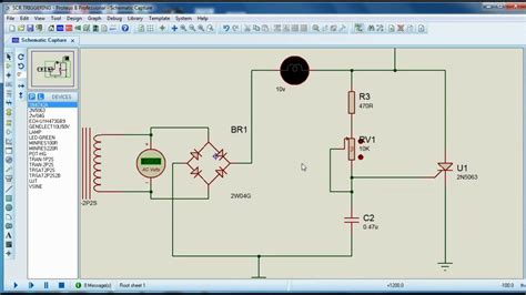 Scr Characteristics Circuit Diagram Scr Silicon Controlled R