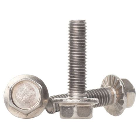 M A Stainless Steel Serrated Flanged Hex Head Bolts Flange Screws Din