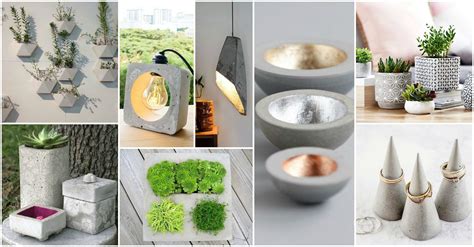 Ideas Más Originales con Concreto Concrete decor Concrete diy Diy