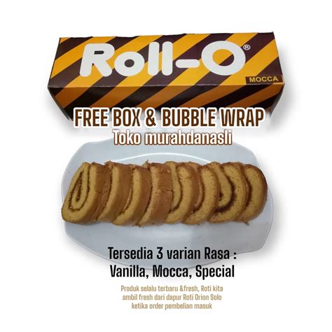 Jual ROLL O Roti Bolu Gulung ORION Vanilla Mocca Special Oleh Oleh