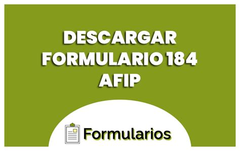 Descargar El Formulario De Afip