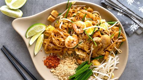 Easy Pad Thai Recipe Thai Stir Fry Rice Noodles Youtube