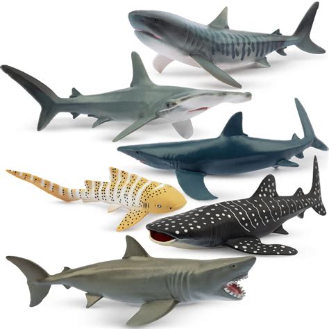 Toymany 6PC Realistic Shark F...B07RV6SQ9G | Encarguelo.com