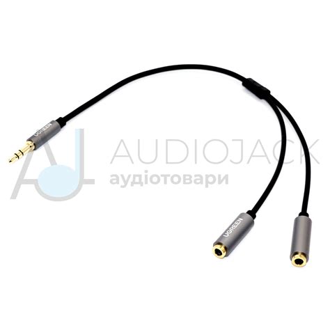 Разветвитель для наушников, штекер 3.5мм стерео - 2 гнезда 3.5мм стерео ...