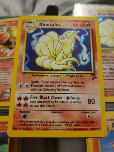 Mavin Pokemon Card Rare 2nd Edition Holographic Ninetales