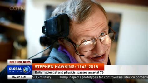 Stephen Hawking 1942 2018 British Scientist And Physicist Passes Away At 76 Cgtn