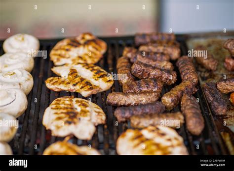 pictures with Food from a Romanian street food festival Stock Photo - Alamy