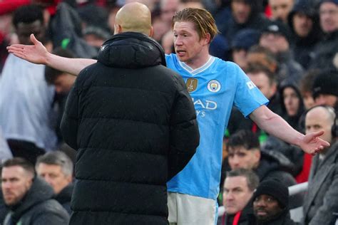 El Cabreo De De Bruyne Con Guardiola Y La Comentada Reacción Del