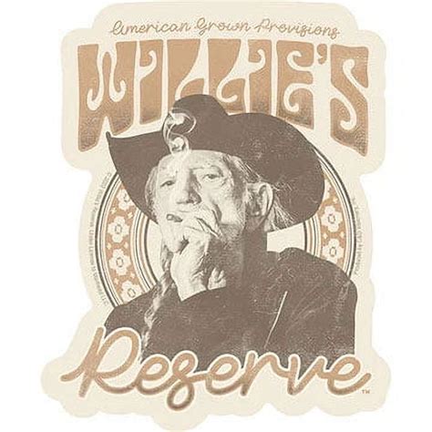 Willie Nelson Sticker - Walmart.com