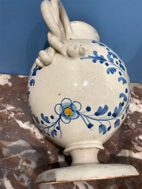 Proantic Une Chevrette En Faience Eme Siecle Nevers