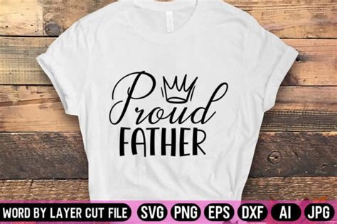 Proud Father Svg Design Graphic By Fancy Svg · Creative Fabrica