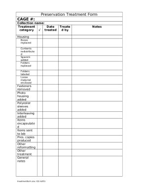 Preservation Treatment Libraries Wsu Doc Template Pdffiller