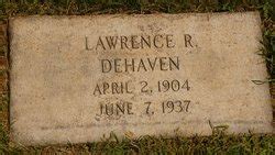 Lawrence Rosco Dehaven Memorial Find A Grave