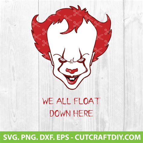 Pennywise SVG, Halloween svg, Clown cut file, it svg, Horror Printables, svg for cricut ...