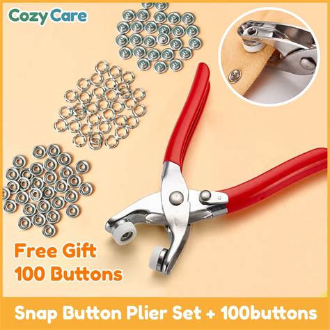 stainless snap button plier tools set fastener pliers  snap buttons