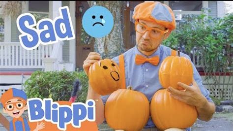 Blippi Learning Emotions With Halloween Pumpkins | Halloween Specials ...